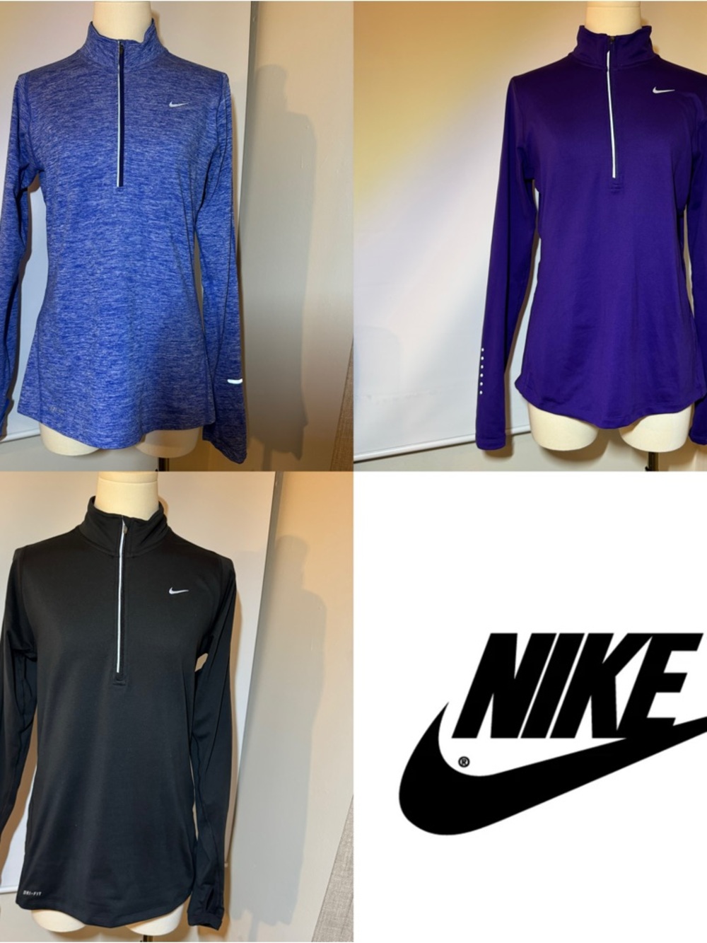 Nike Bundle of 3 Women’s Running / Training Tops Size S – Good Condition